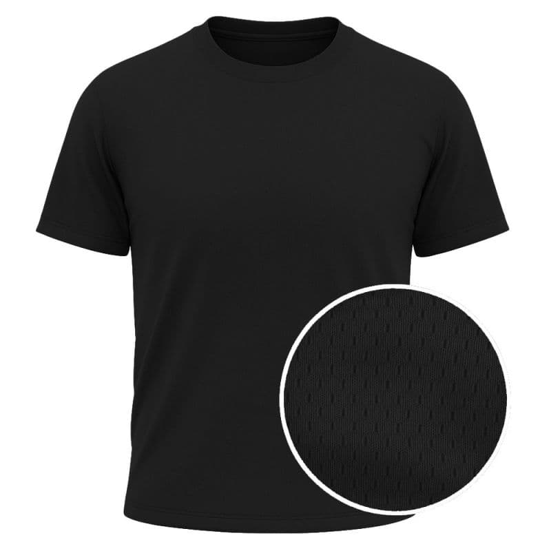 Camiseta Dry Fit Tradicional Preta