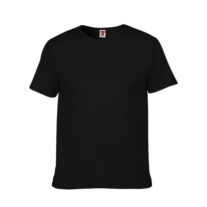 Camiseta Poliéster Tradicional Preta 100%